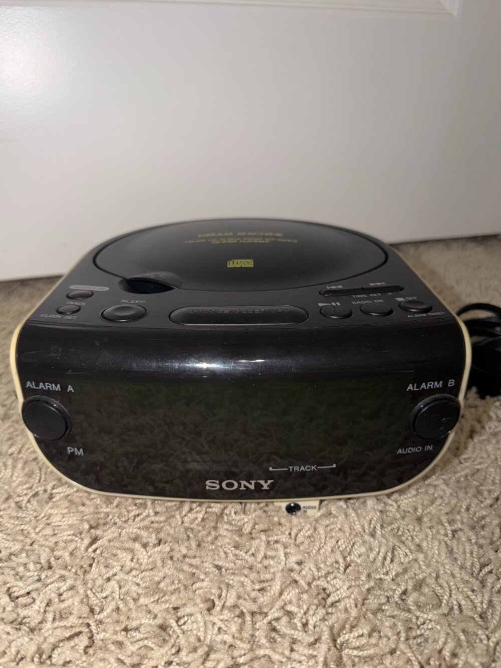 Sony Dream Machine ICF-CD815 CD Alarm Clock Radio - Excellent Condition